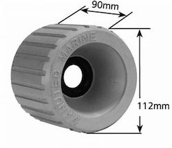 Ribbed Wobble Roller Grey